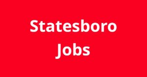 Jobs in Statesboro GA