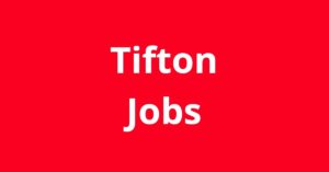 Jobs in Tifton GA