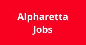 Jobs in Alpharetta GA