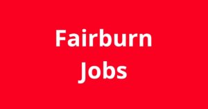 Jobs in Fairburn GA