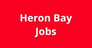 Jobs in Heron Bay GA