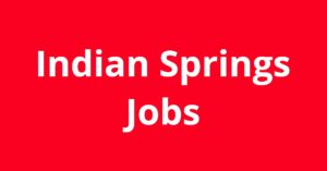 Jobs in Indian Springs GA