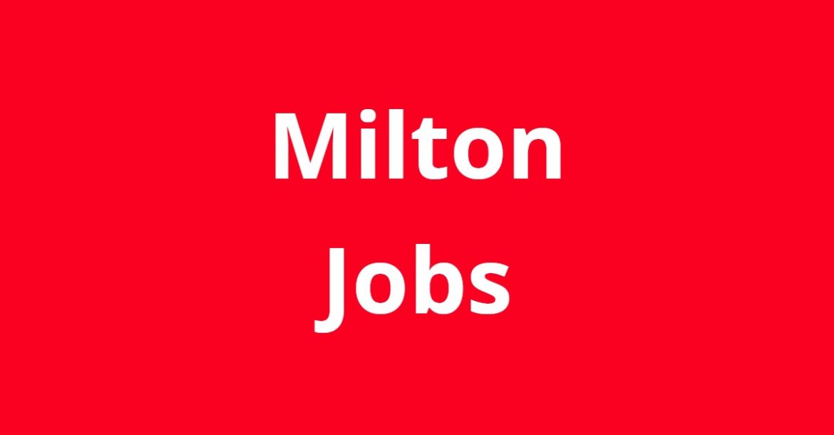 Jobs in Milton GA