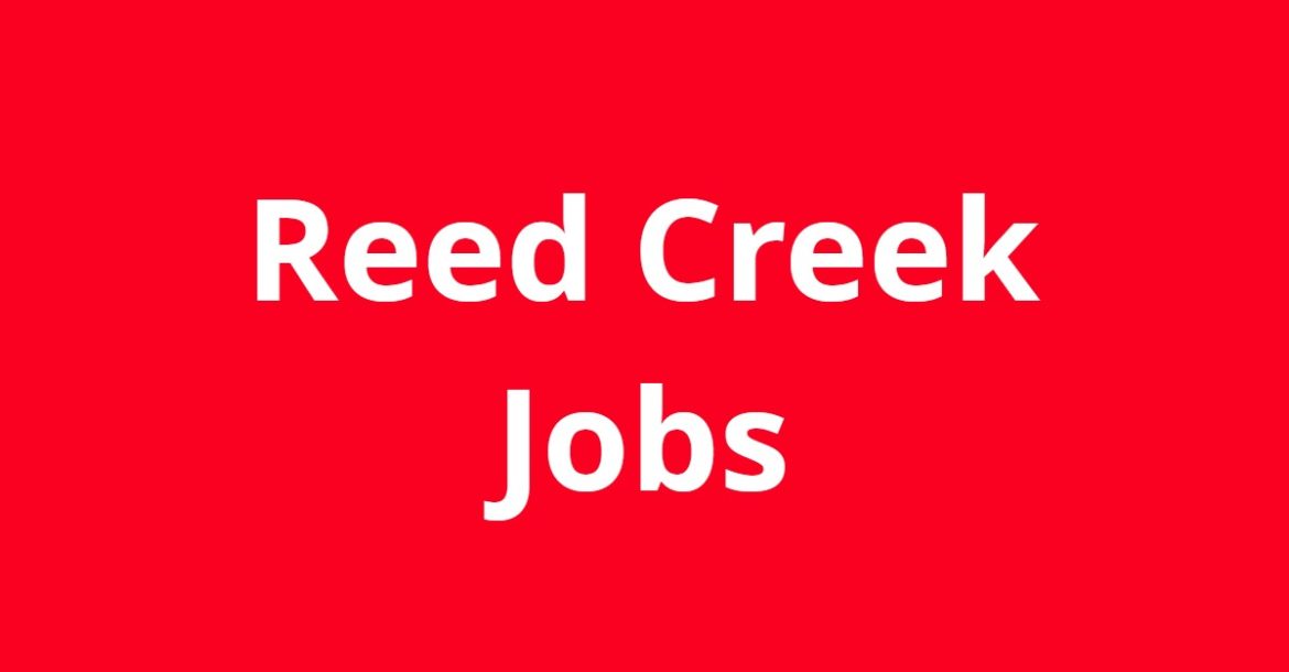 Jobs in Reed Creek GA