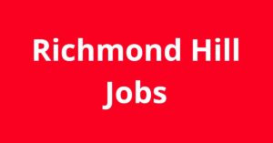 Jobs in Richmond Hill GA