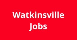 Jobs in Watkinsville GA