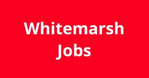 Jobs in Whitemarsh GA